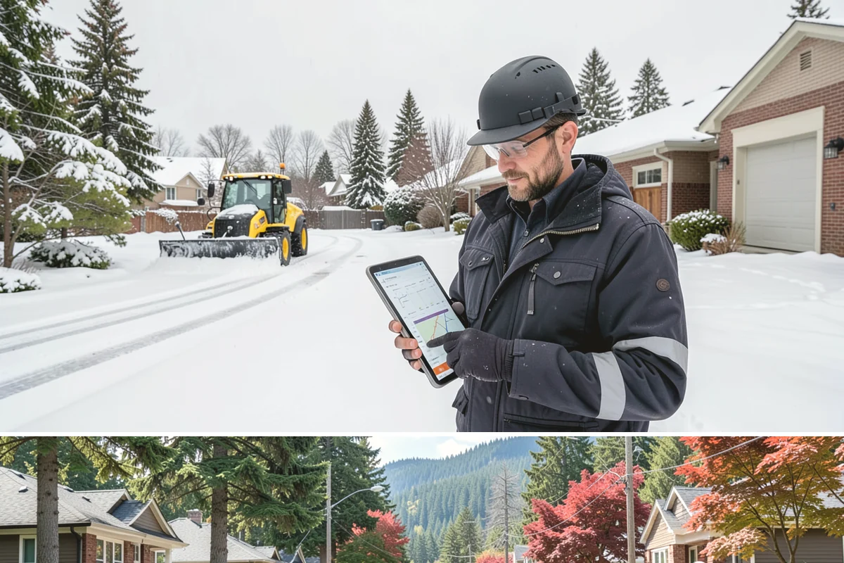 Snow Pusher Service in Hunts Point, King County, WA - Snow pusher service is in demand throughout the lowland snow season from late November through February on large commercial lots.