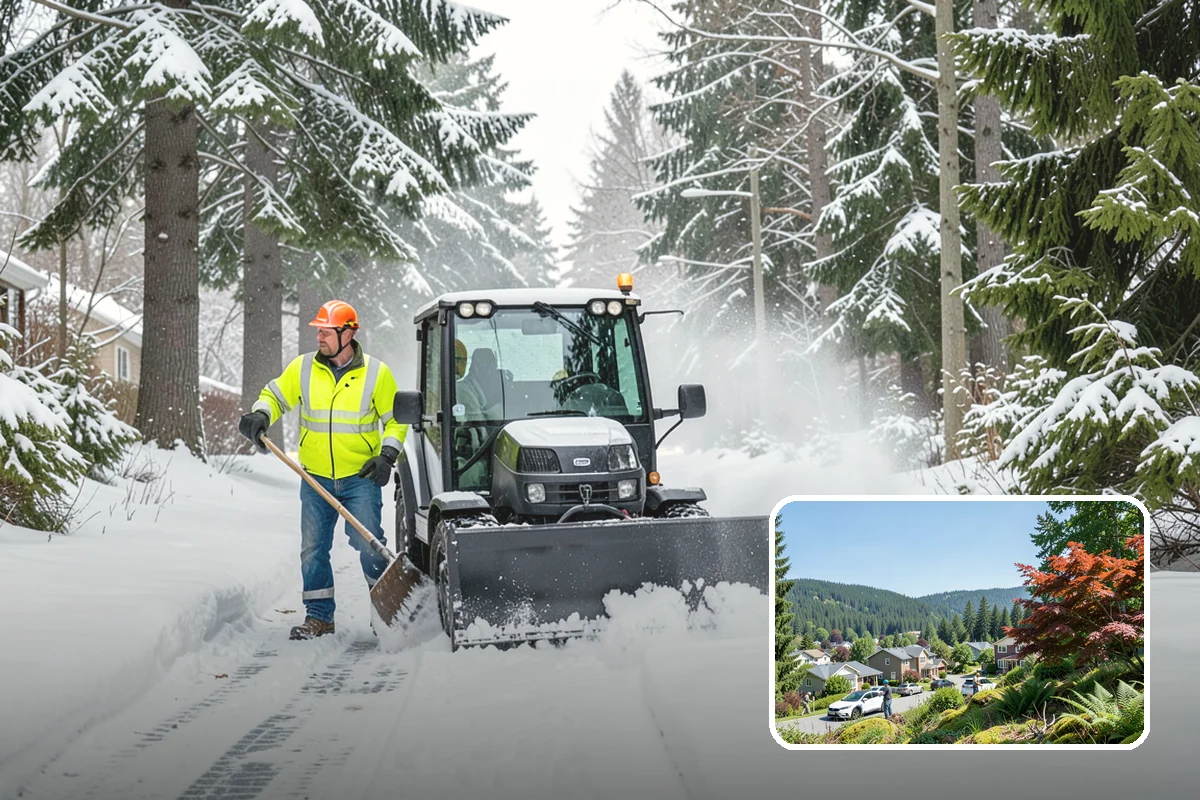 Snow Pusher Service in Index, Snohomish County, WA - Large-volume clearing built for wide open lots