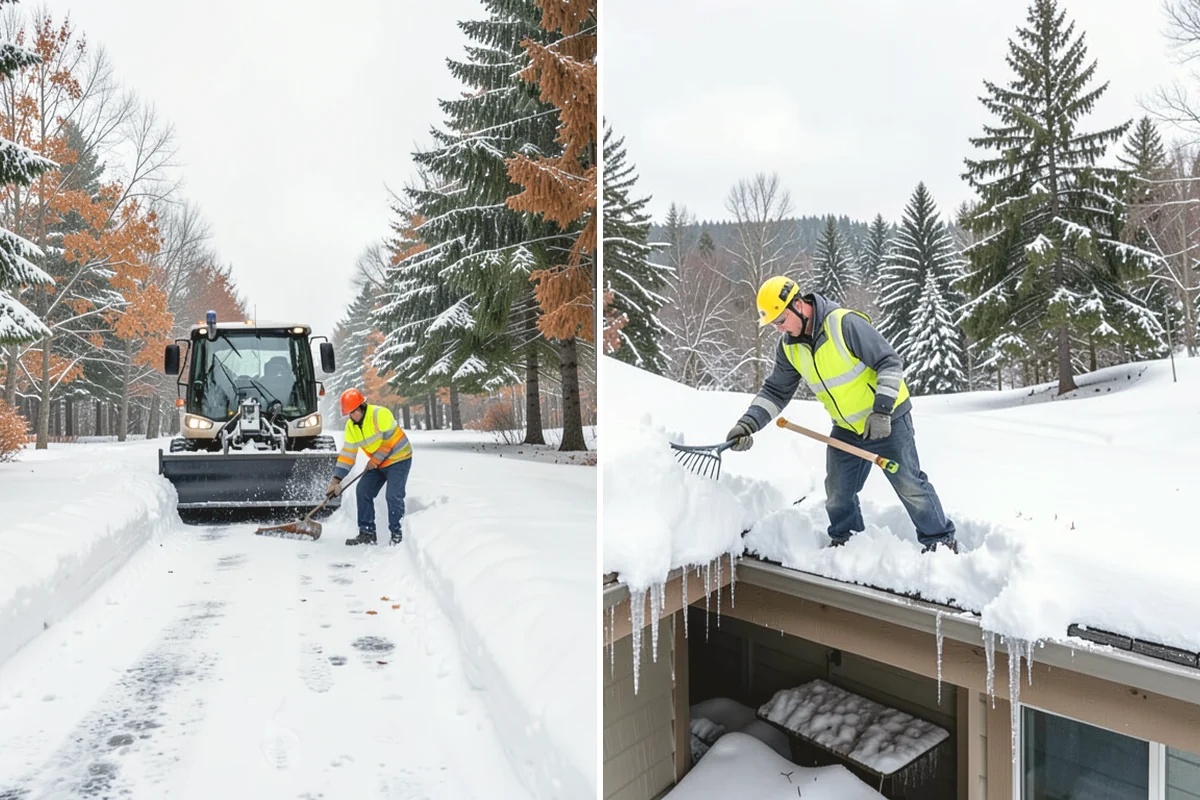 Snow Pusher Service in Issaquah, King County, WA - Match pusher size to the lot and host machine