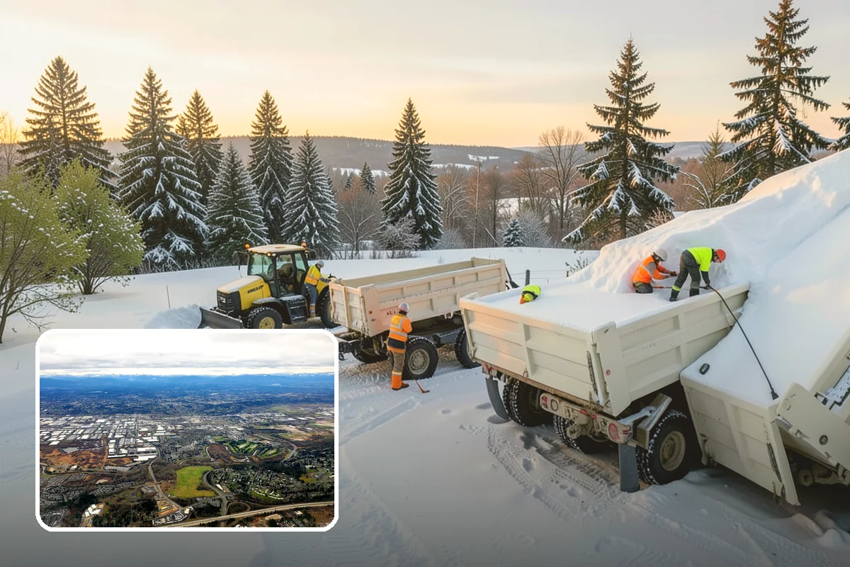 Snow Pusher Service in Kent, King County, WA - Large-volume clearing built for wide open lots