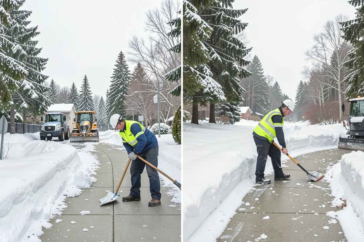 Snow Pusher Service in La Conner, Skagit County, WA - Match pusher size to the lot and host machine
