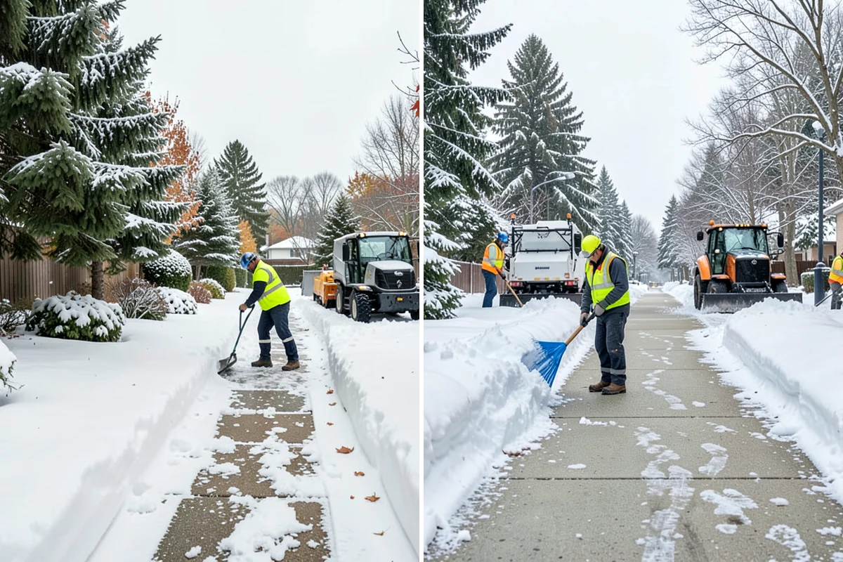 Snow Pusher Service in Lakewood, Pierce County, WA - Match pusher size to the lot and host machine
