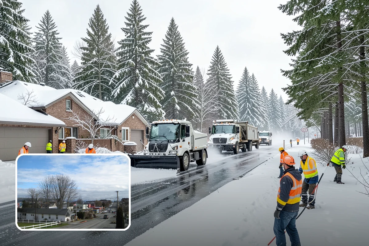 Snow Pusher Service in Langley, Island County, WA - Large-volume clearing built for wide open lots