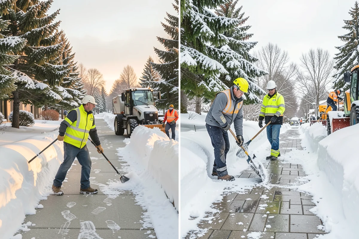 Snow Pusher Service in Mill Creek, Snohomish County, WA - Match pusher size to the lot and host machine
