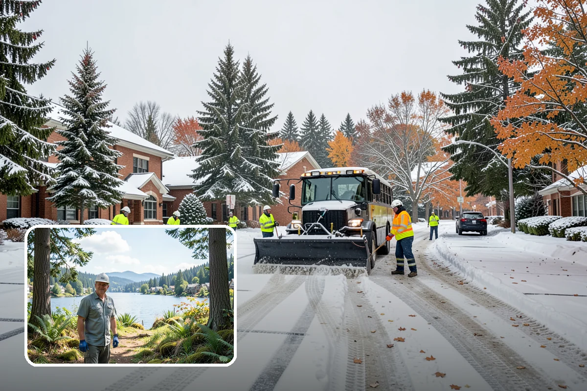 Snow Pusher Service in Milton, King County, WA - Large-volume clearing built for wide open lots