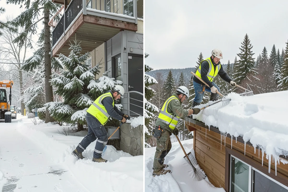 Snow Pusher Service in Milton, King County, WA - Match pusher size to the lot and host machine