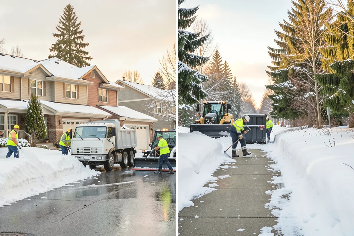 Snow Pusher Service in Monroe, Snohomish County, WA - Match pusher size to the lot and host machine