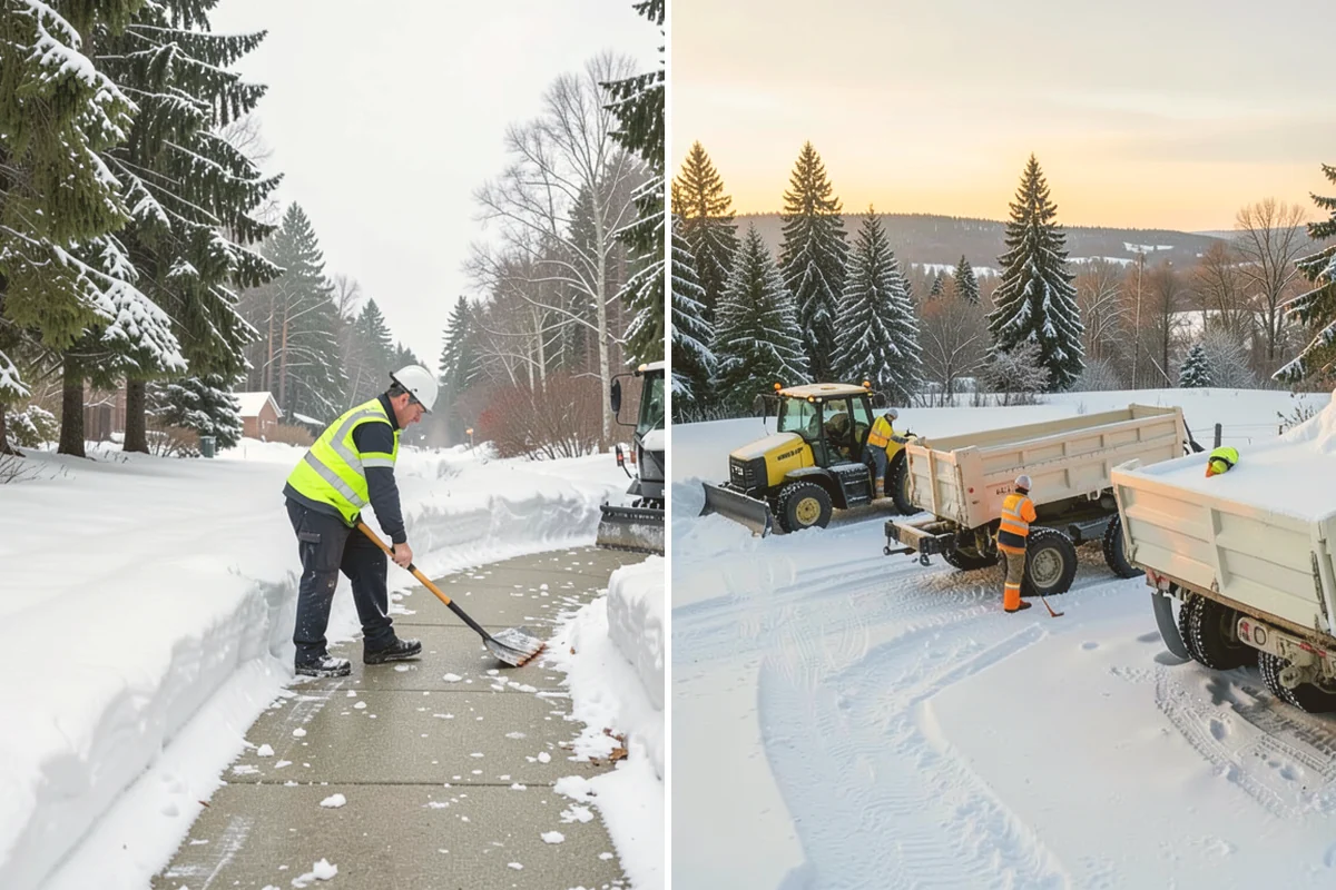 Snow Pusher Service in Mount Vernon, Skagit County, WA - Match pusher size to the lot and host machine