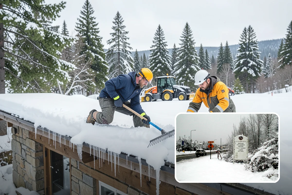 Snow Pusher Service in Newcastle, King County, WA - Large-volume clearing built for wide open lots