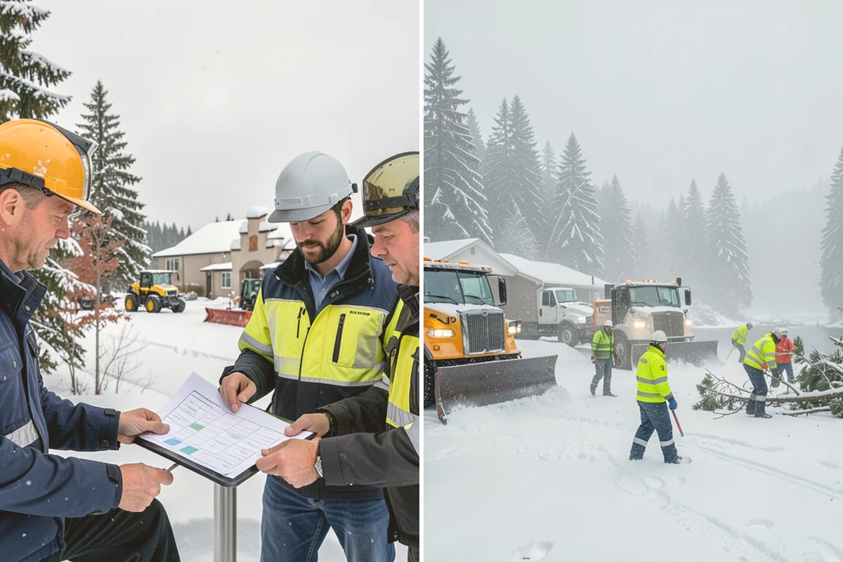 Snow Pusher Service in Newcastle, King County, WA - Match pusher size to the lot and host machine