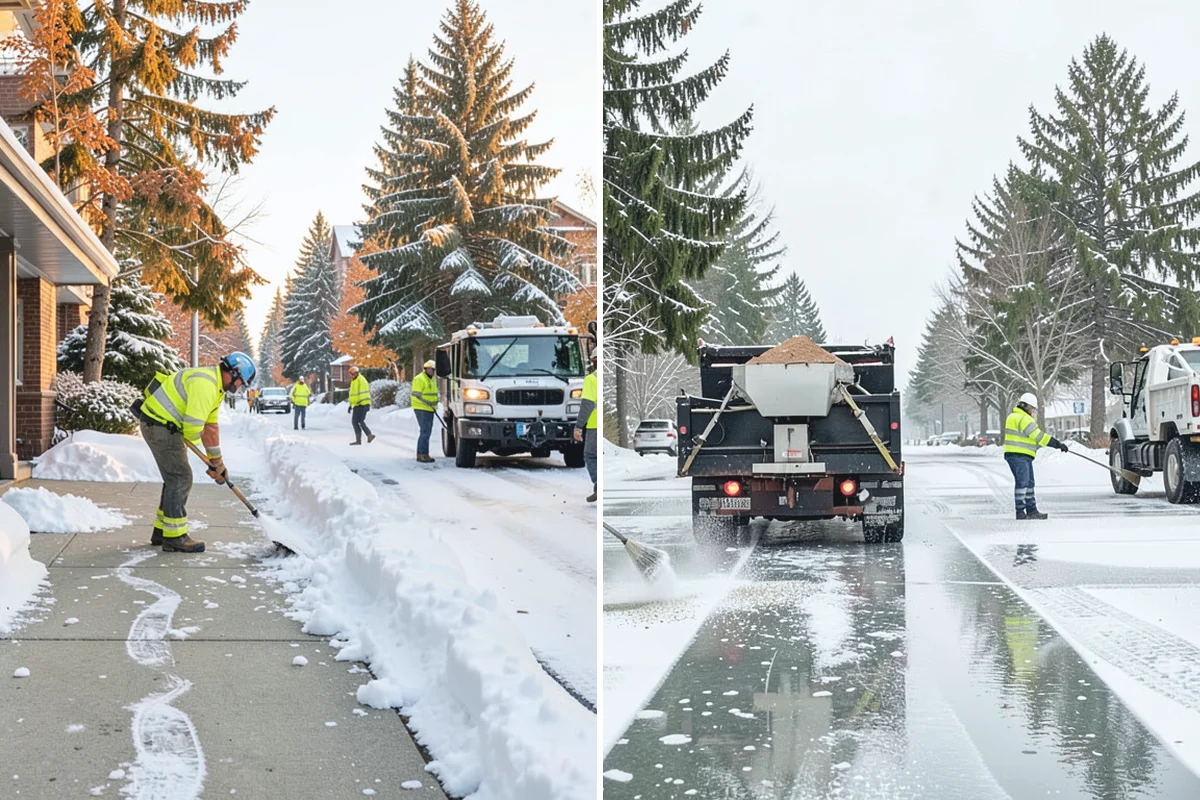 Snow Pusher Service in Renton, King County, WA - Match pusher size to the lot and host machine