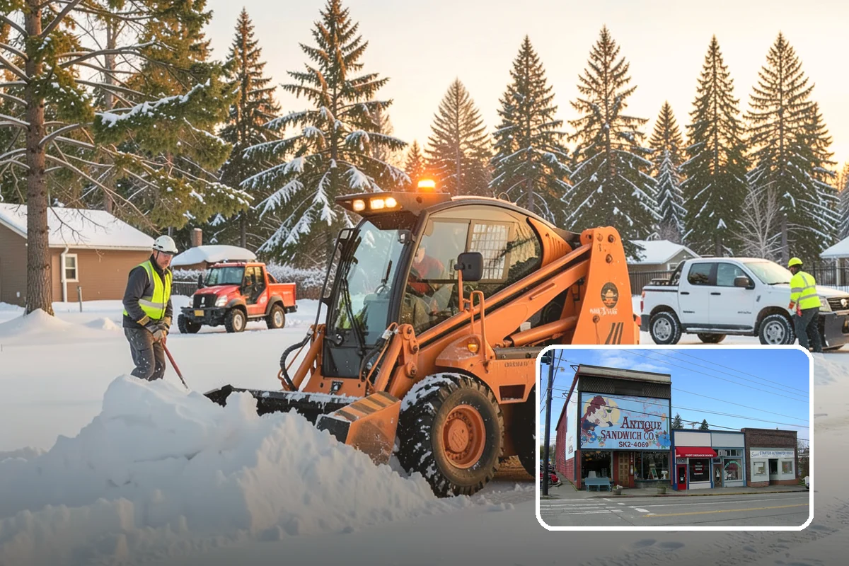 Snow Pusher Service in Ruston, Pierce County, WA - Large-volume clearing built for wide open lots