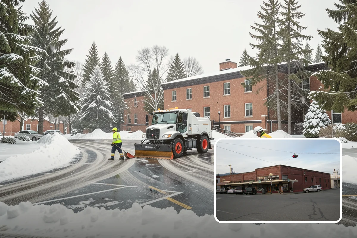 Snow Pusher Service in Sedro-Woolley, Skagit County, WA - Large-volume clearing built for wide open lots