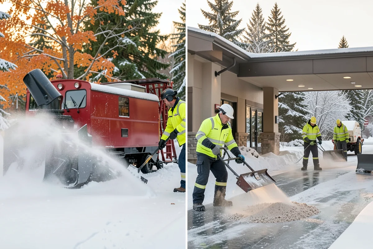 Snow Pusher Service in Sedro-Woolley, Skagit County, WA - Match pusher size to the lot and host machine