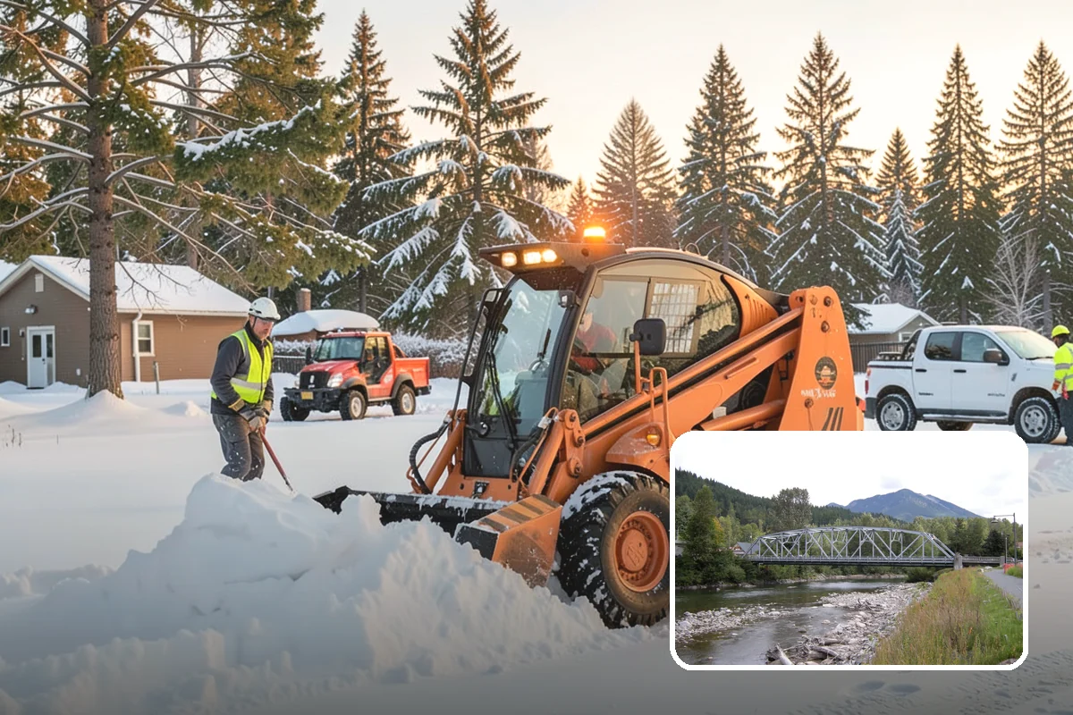 Snow Pusher Service in Skykomish, King County, WA - Large-volume clearing built for wide open lots
