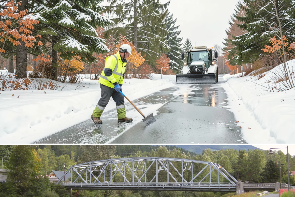 Snow Pusher Service in Skykomish, King County, WA - Snow pusher service is in demand throughout the lowland snow season from late November through February on large commercial lots.