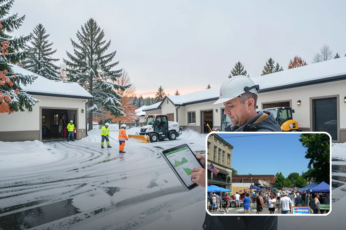 Snow Pusher Service in Snohomish, Snohomish County, WA - Large-volume clearing built for wide open lots