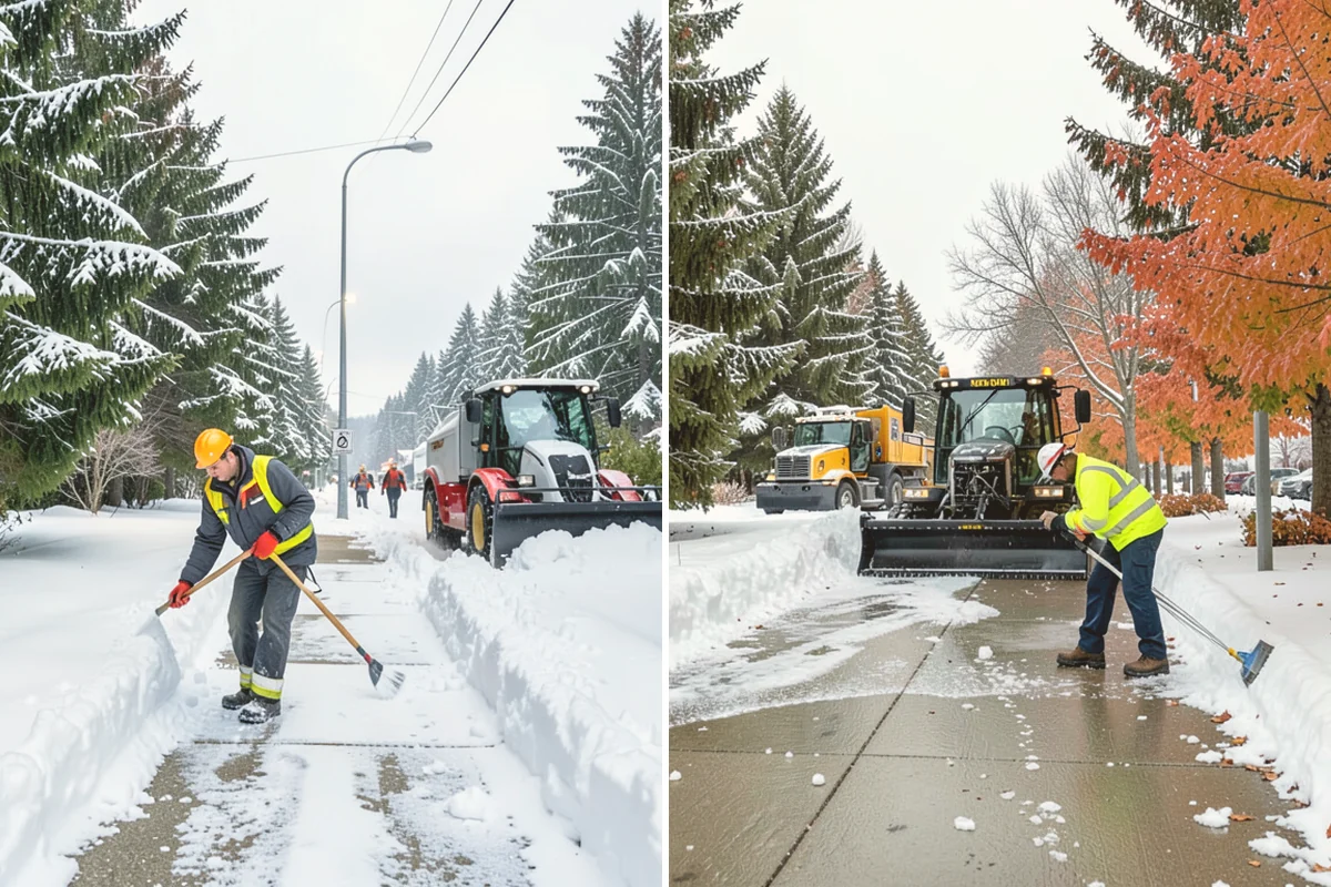 Snow Pusher Service in Snohomish, Snohomish County, WA - Match pusher size to the lot and host machine