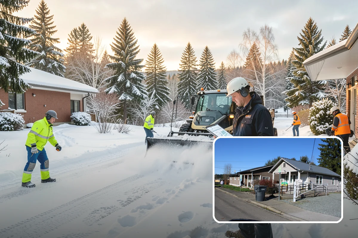 Snow Pusher Service in South Prairie, Pierce County, WA - Large-volume clearing built for wide open lots