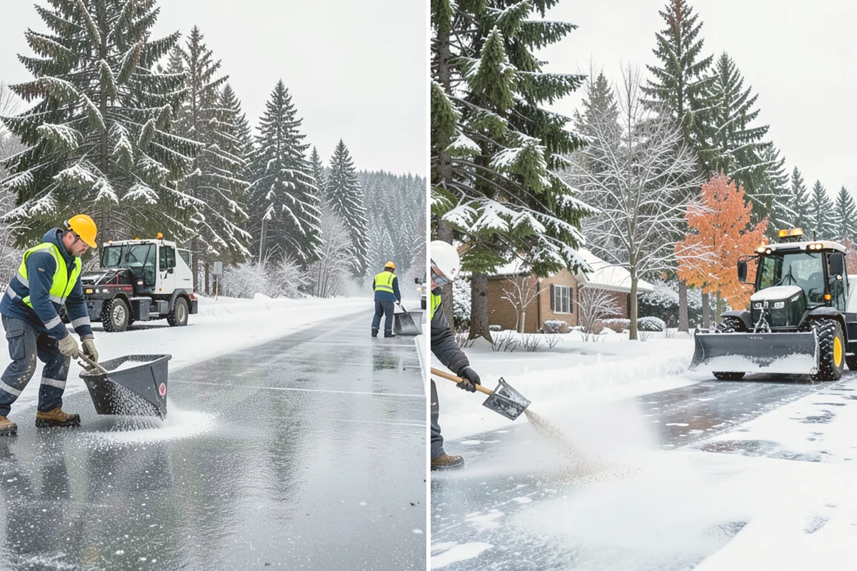 Snow Pusher Service in Stanwood, Snohomish County, WA - Match pusher size to the lot and host machine