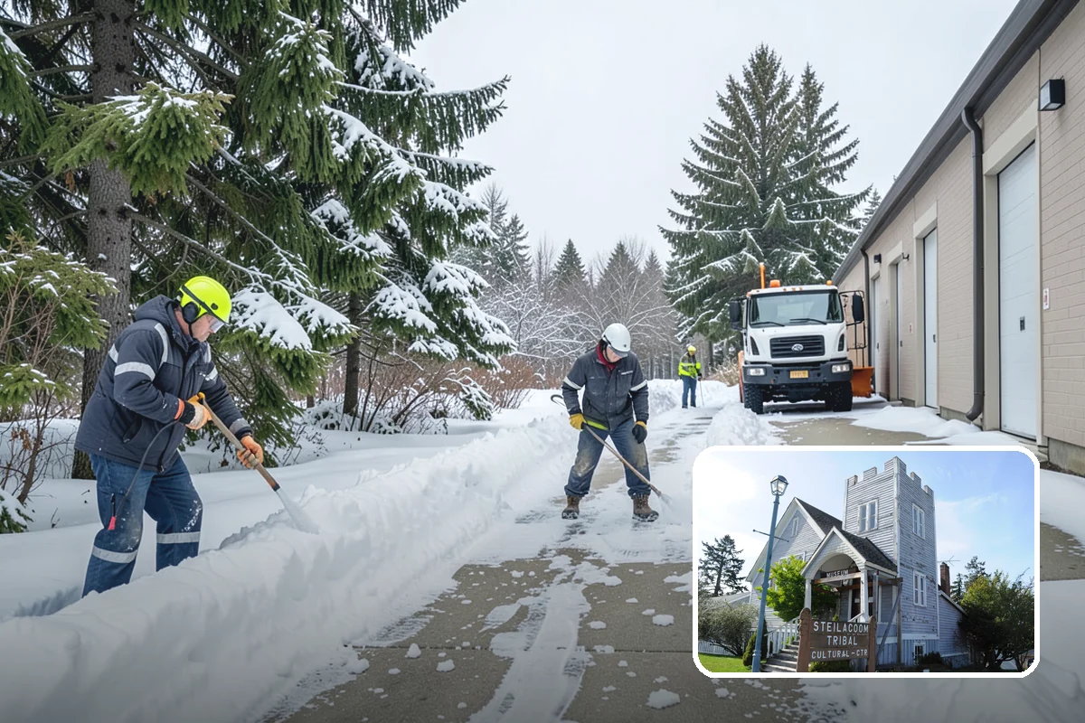 Snow Pusher Service in Steilacoom, Pierce County, WA - Large-volume clearing built for wide open lots