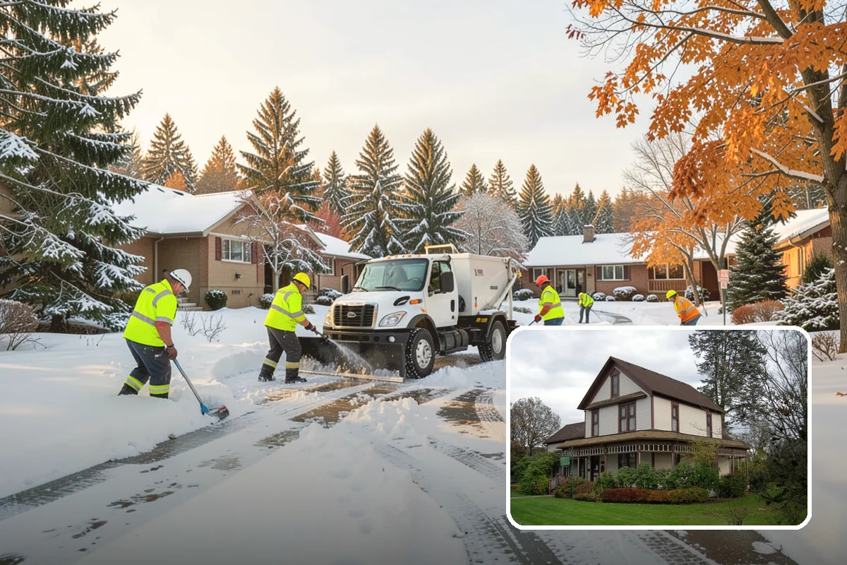 Snow Pusher Service in Sumner, Pierce County, WA - Large-volume clearing built for wide open lots