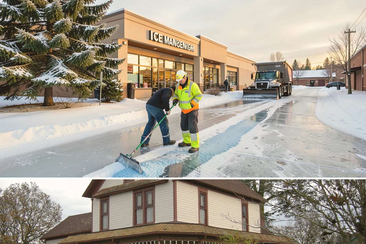 Snow Pusher Service in Sumner, Pierce County, WA - Snow pusher service is in demand throughout the lowland snow season from late November through February on large commercial lots.