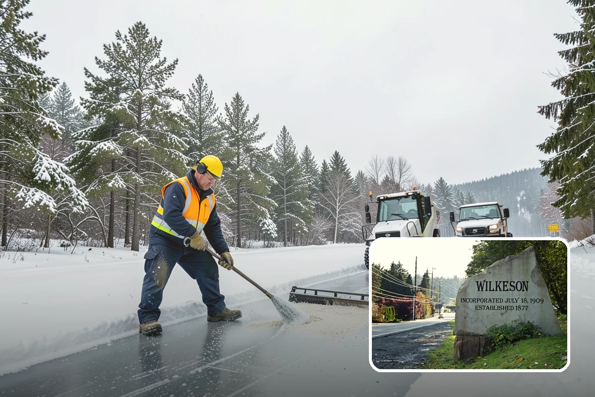 Snow Pusher Service in Wilkeson, Pierce County, WA - Large-volume clearing built for wide open lots
