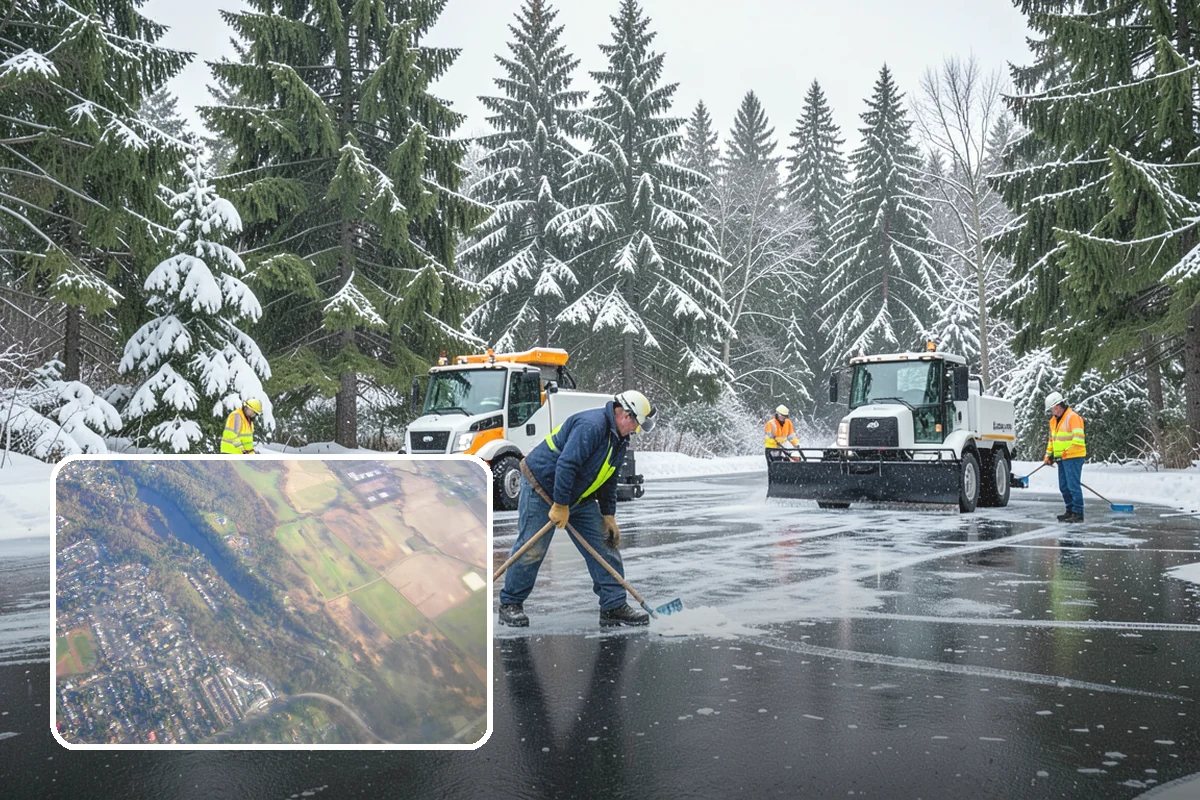 Snow Relocation in Algona, King County, WA - Frees up parking and drive lanes blocked by piles