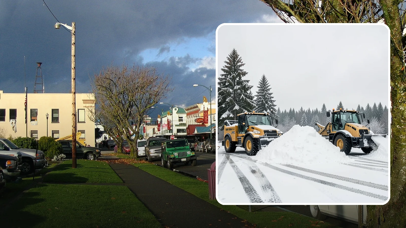 Snow Relocation in Arlington, Snohomish County, WA - We move snow to a better on-site location so it stops blocking traffic, parking, or access.