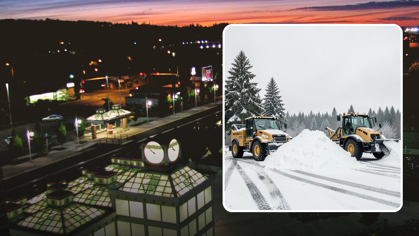 Snow Relocation in Auburn, King County, WA - We move snow to a better on-site location so it stops blocking traffic, parking, or access.