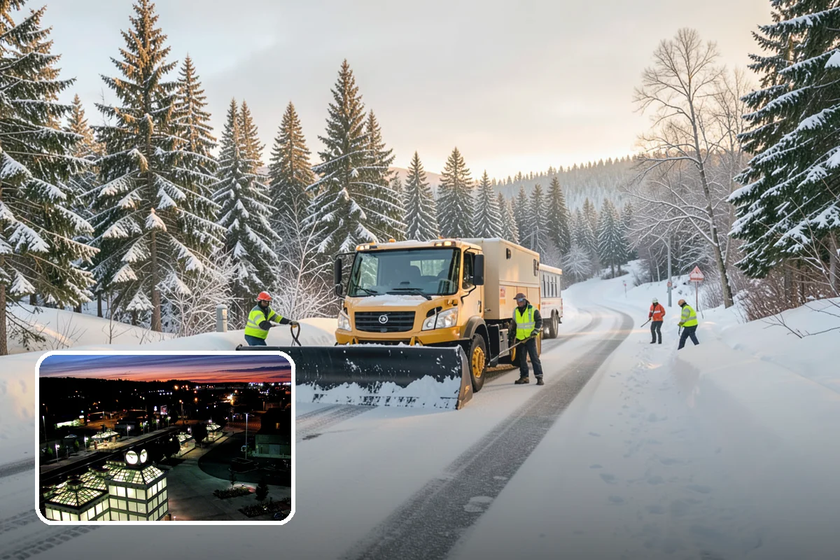 Snow Relocation in Auburn, King County, WA - Frees up parking and drive lanes blocked by piles