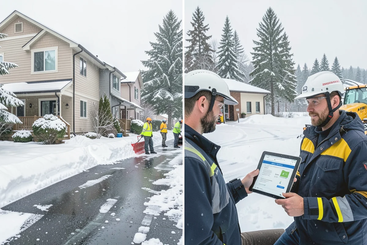 Snow Relocation in Black Diamond, King County, WA - Identify piles interfering with property use