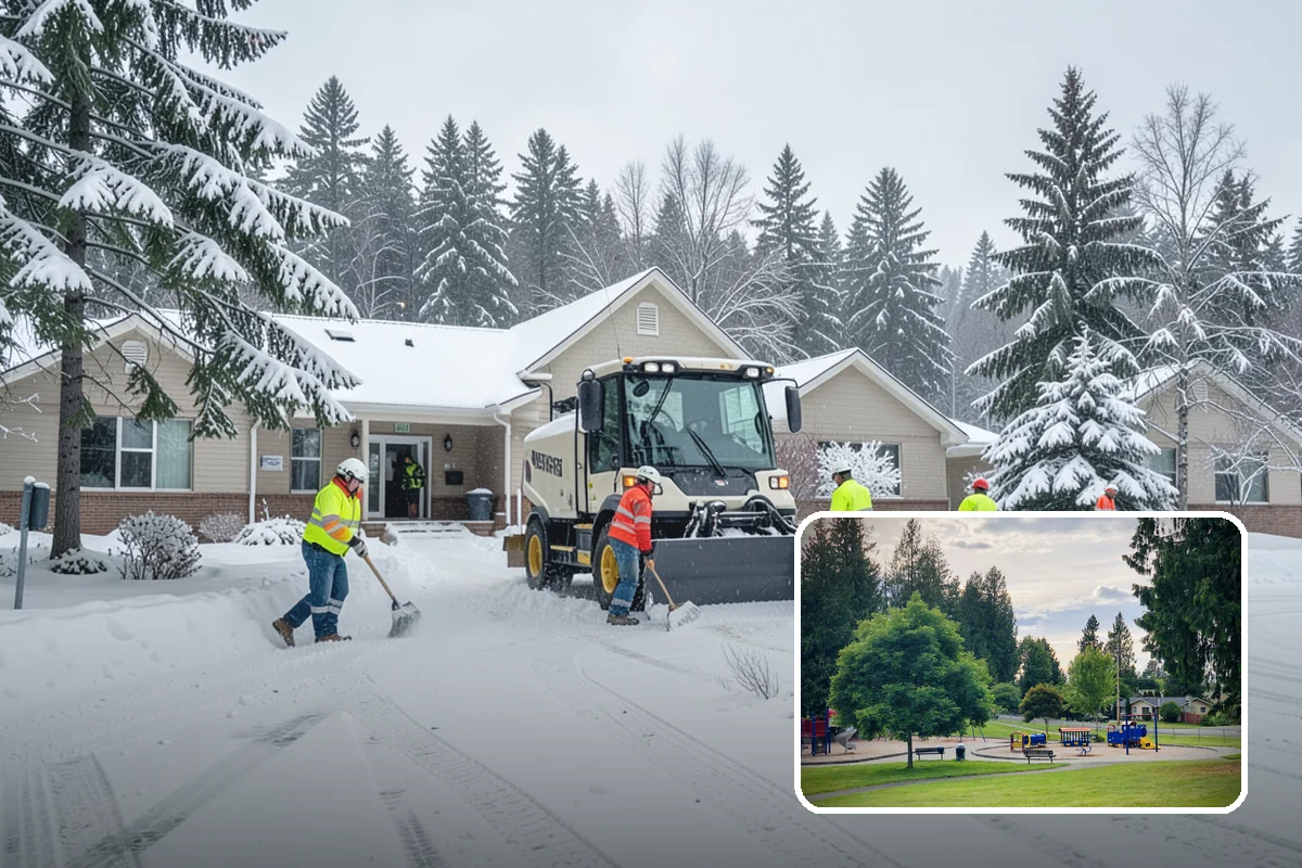 Snow Relocation in Bonney Lake, Pierce County, WA - Frees up parking and drive lanes blocked by piles