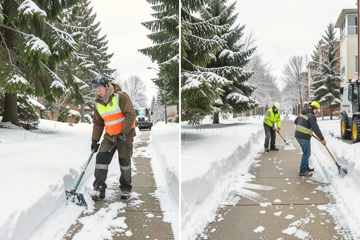 Snow Relocation in Bothell, King County, WA - Identify piles interfering with property use