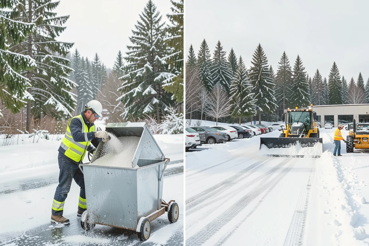 Snow Relocation in Brier, Snohomish County, WA - Identify piles interfering with property use