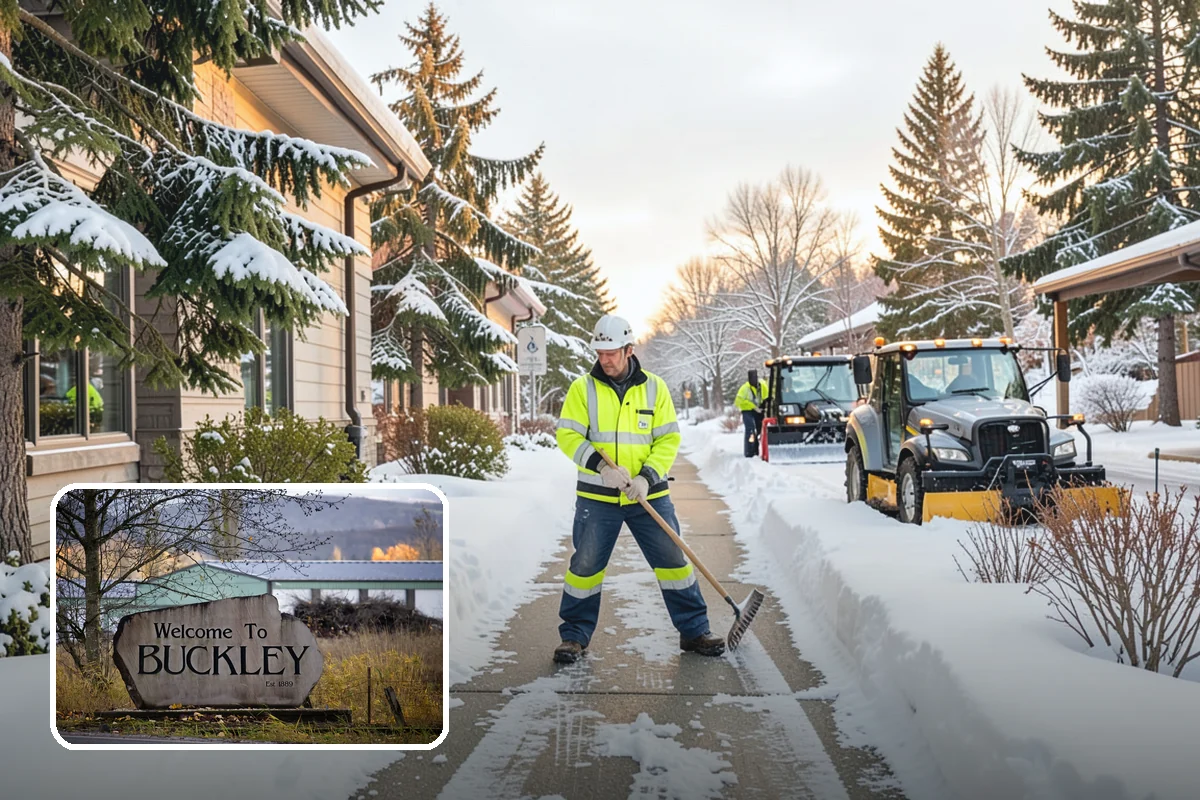 Snow Relocation in Buckley, Pierce County, WA - Frees up parking and drive lanes blocked by piles