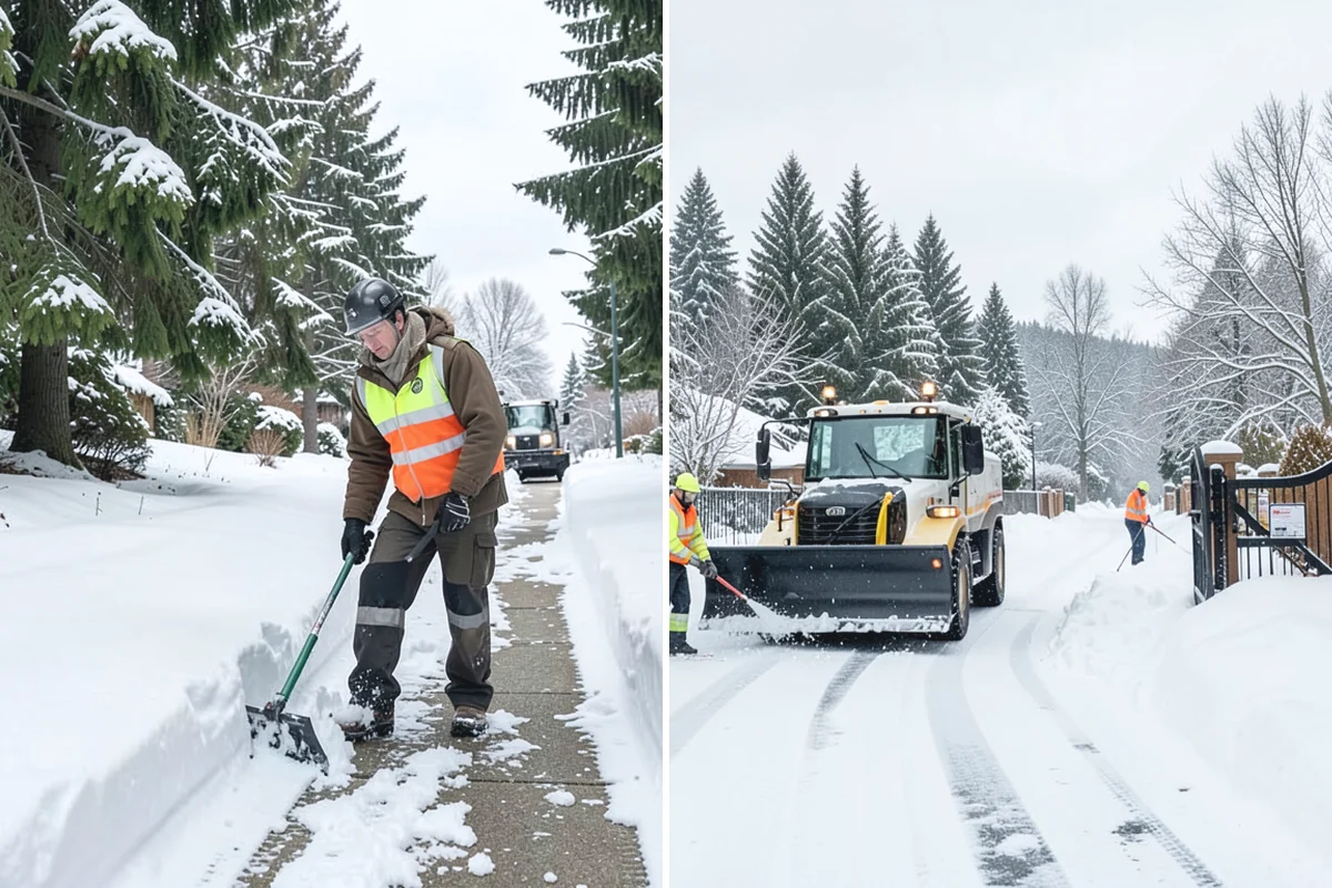 Snow Relocation in Buckley, Pierce County, WA - Identify piles interfering with property use