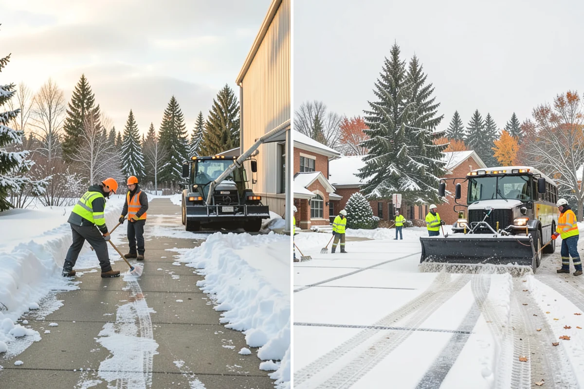 Snow Relocation in Burlington, Skagit County, WA - Identify piles interfering with property use