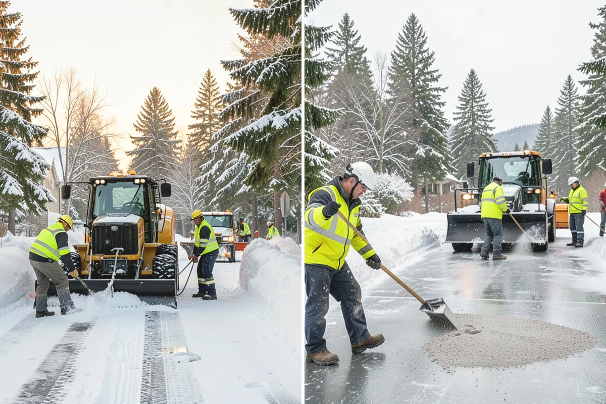 Snow Relocation in Carnation, King County, WA - Identify piles interfering with property use