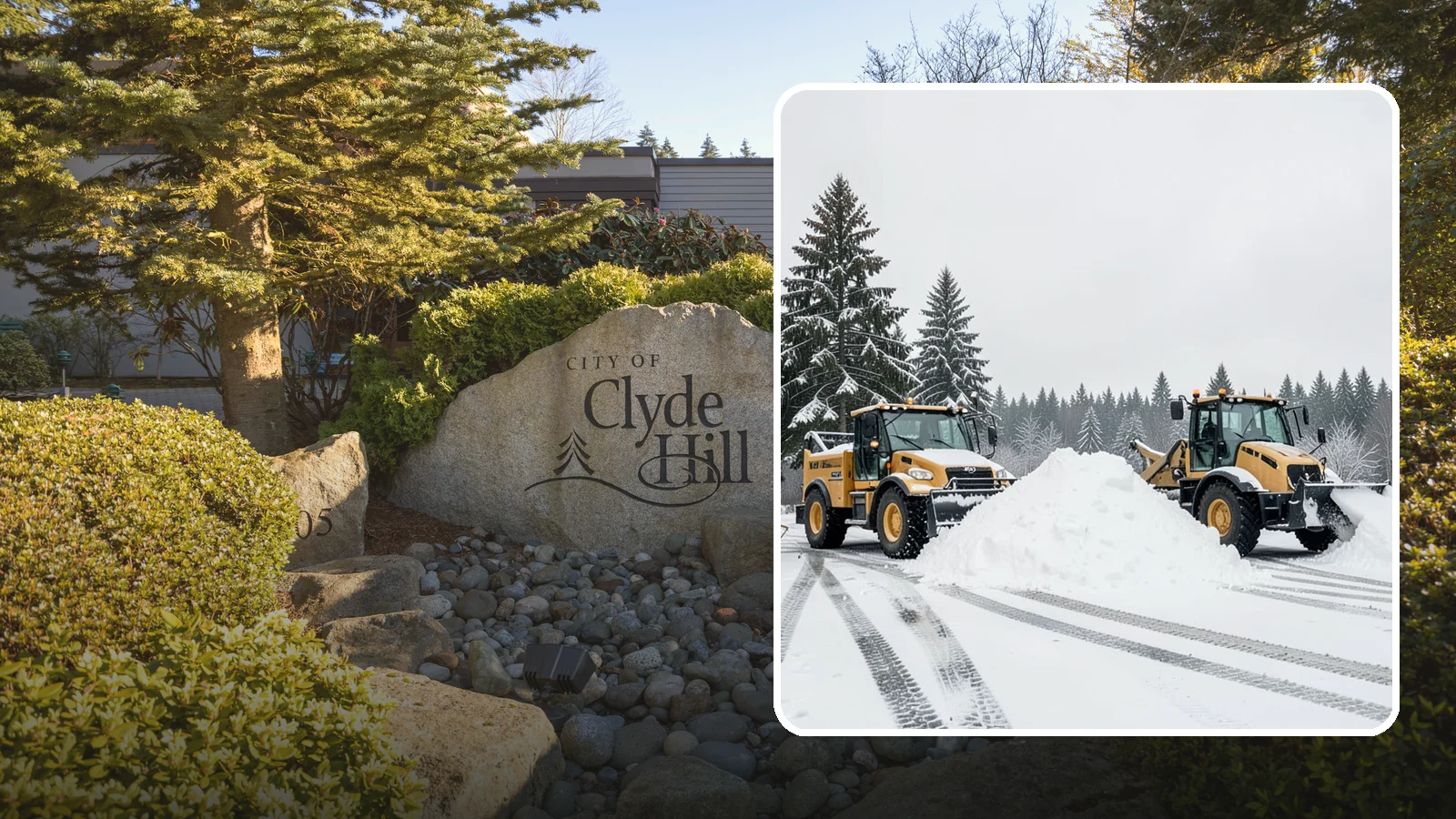 Snow Relocation in Clyde Hill, King County, WA - We move snow to a better on-site location so it stops blocking traffic, parking, or access.