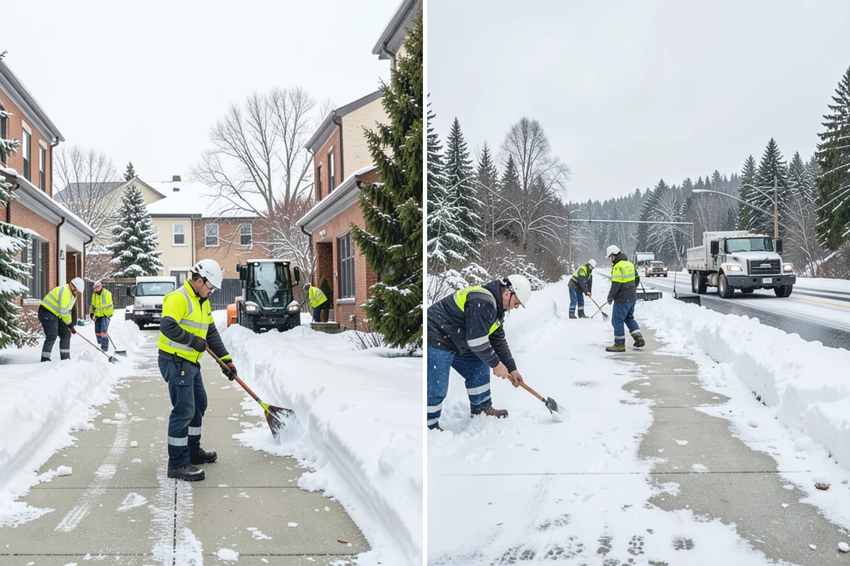 Snow Relocation in Coupeville, Island County, WA - Identify piles interfering with property use