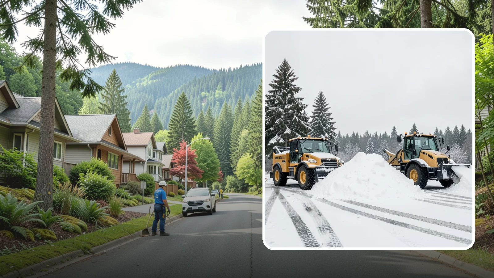 Snow Relocation in Darrington, Snohomish County, WA - We move snow to a better on-site location so it stops blocking traffic, parking, or access.