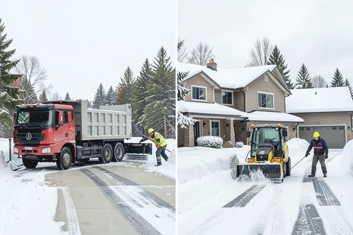 Snow Relocation in Darrington, Snohomish County, WA - Identify piles interfering with property use