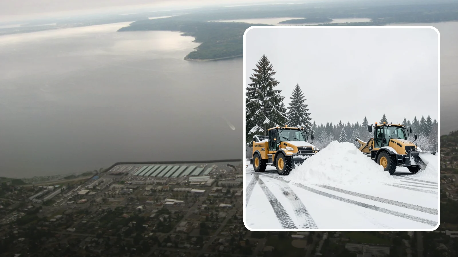 Snow Relocation in Des Moines, King County, WA - We move snow to a better on-site location so it stops blocking traffic, parking, or access.