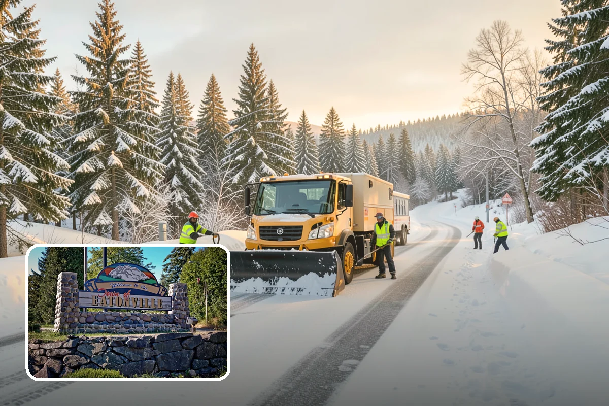 Snow Relocation in Eatonville, Pierce County, WA - Frees up parking and drive lanes blocked by piles