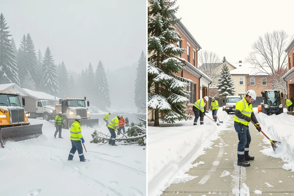 Snow Relocation in Eatonville, Pierce County, WA - Identify piles interfering with property use
