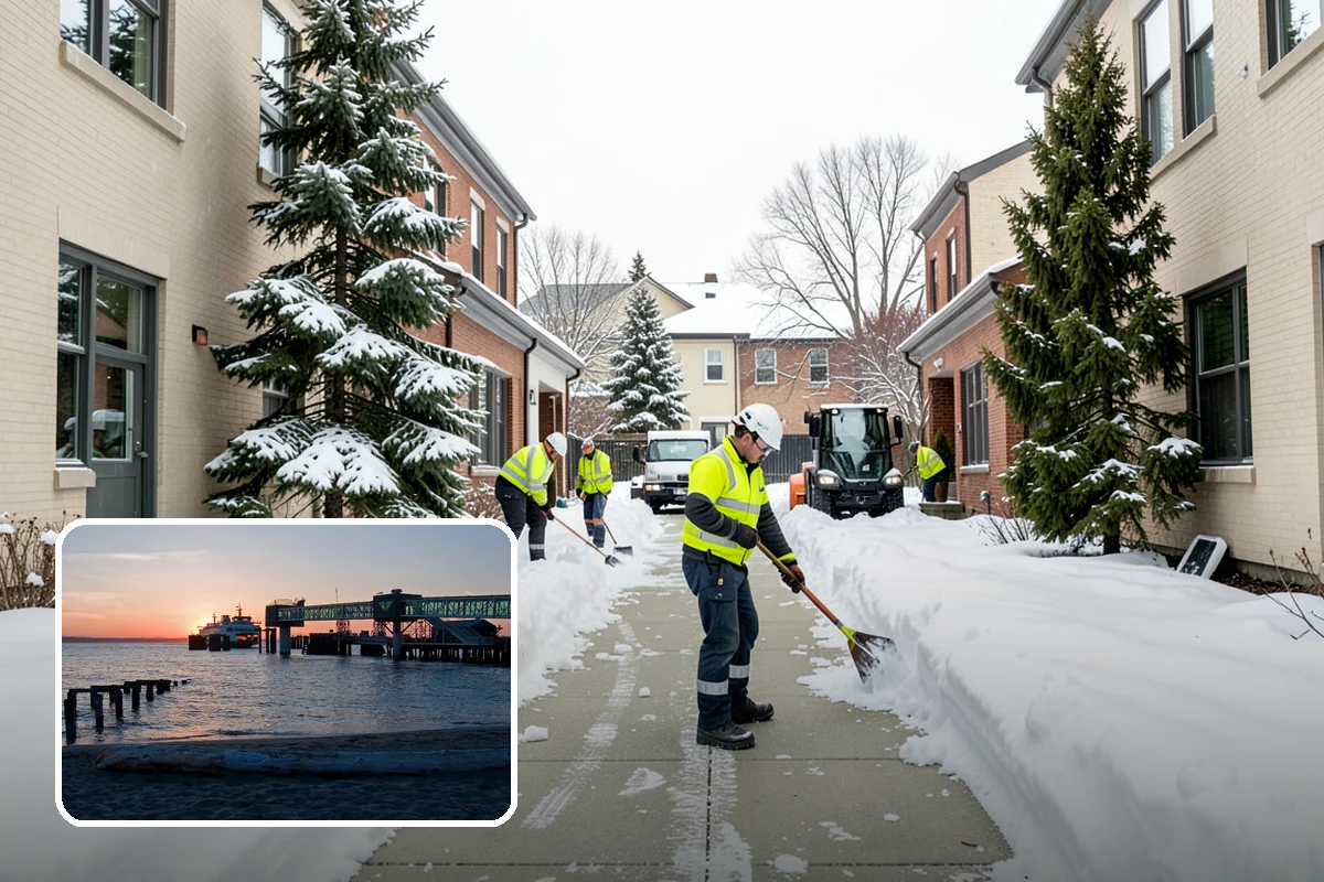 Snow Relocation in Edmonds, Snohomish County, WA - Frees up parking and drive lanes blocked by piles
