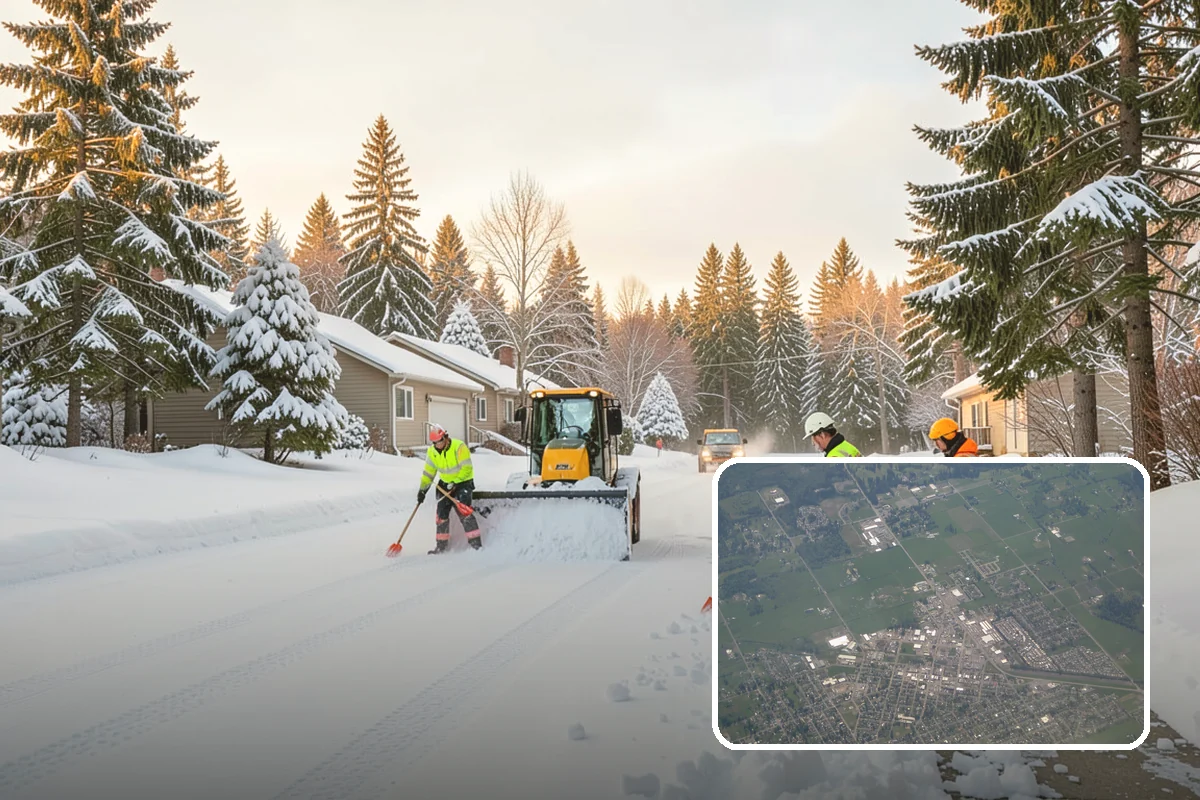 Snow Relocation in Enumclaw, King County, WA - Frees up parking and drive lanes blocked by piles