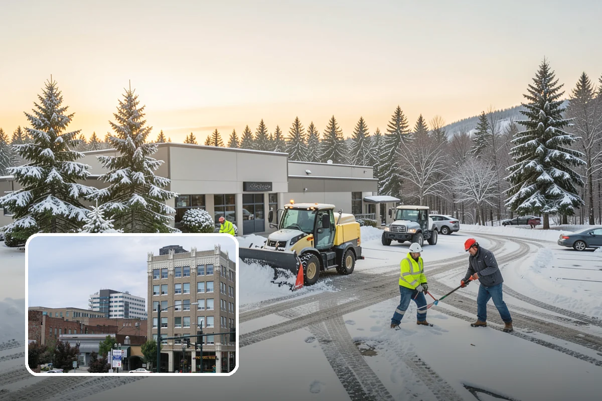 Snow Relocation in Everett, Snohomish County, WA - Frees up parking and drive lanes blocked by piles